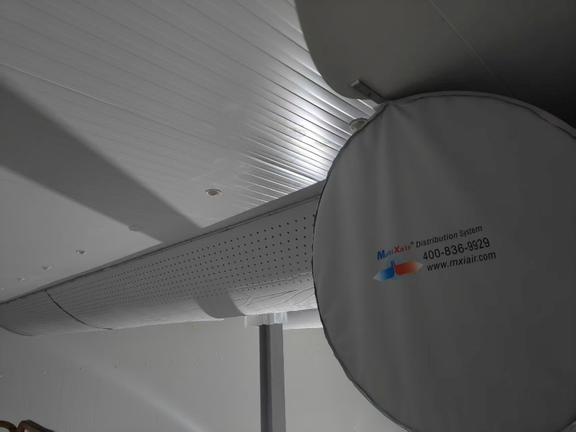 MX Fabric Ducting in Food Cold Storage
